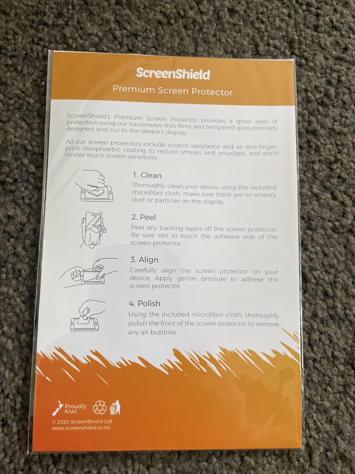 1x Screenshield Premium Screen Protector for AGM A9