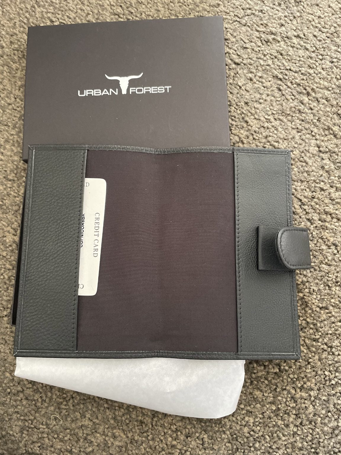 Urban Forest Genuine Leather A6 Passport / Notebook / Card holder