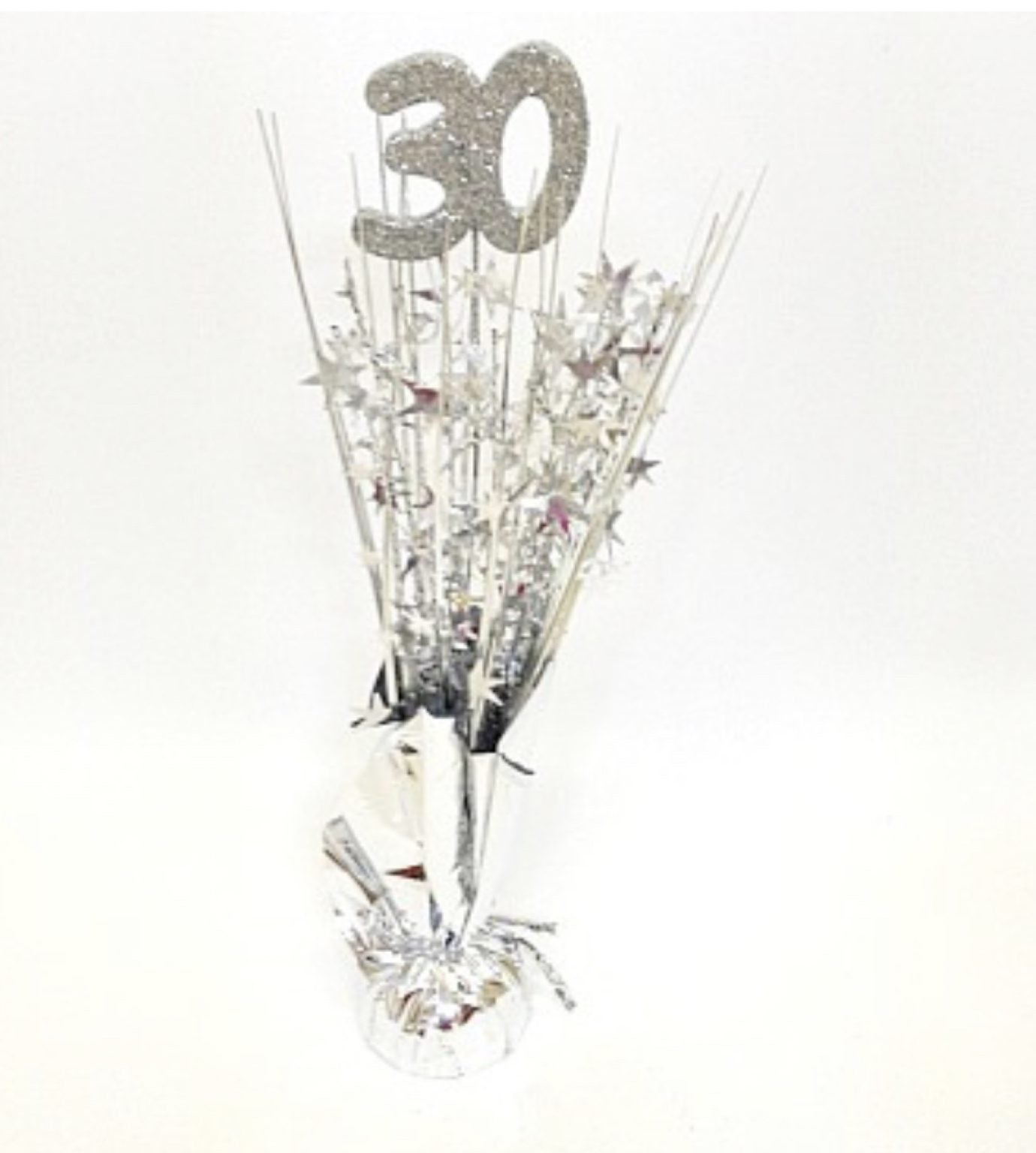 30th Birthday Table Centrepiece