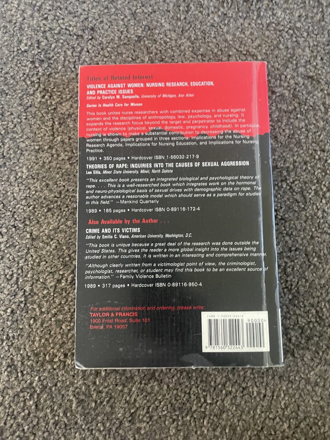 Intimate Violence: Interdisciplinary Perspectives