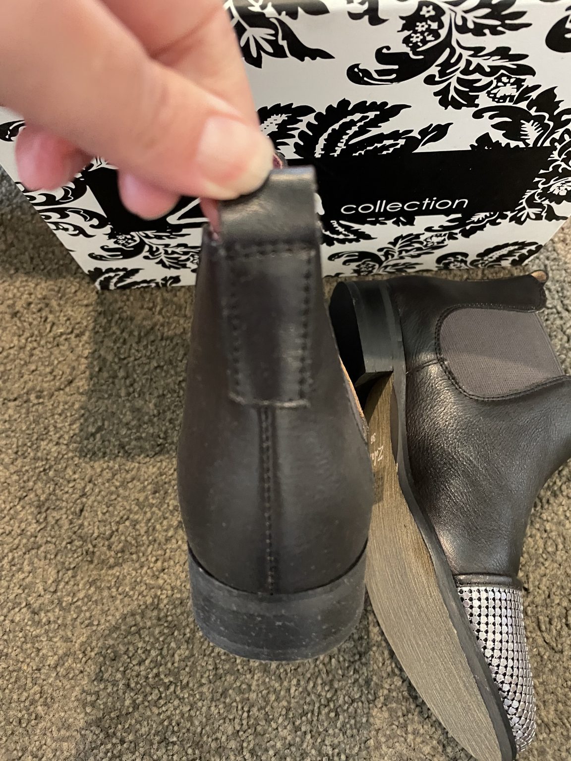 Zola Collection Size 36 Flat Leather Boots