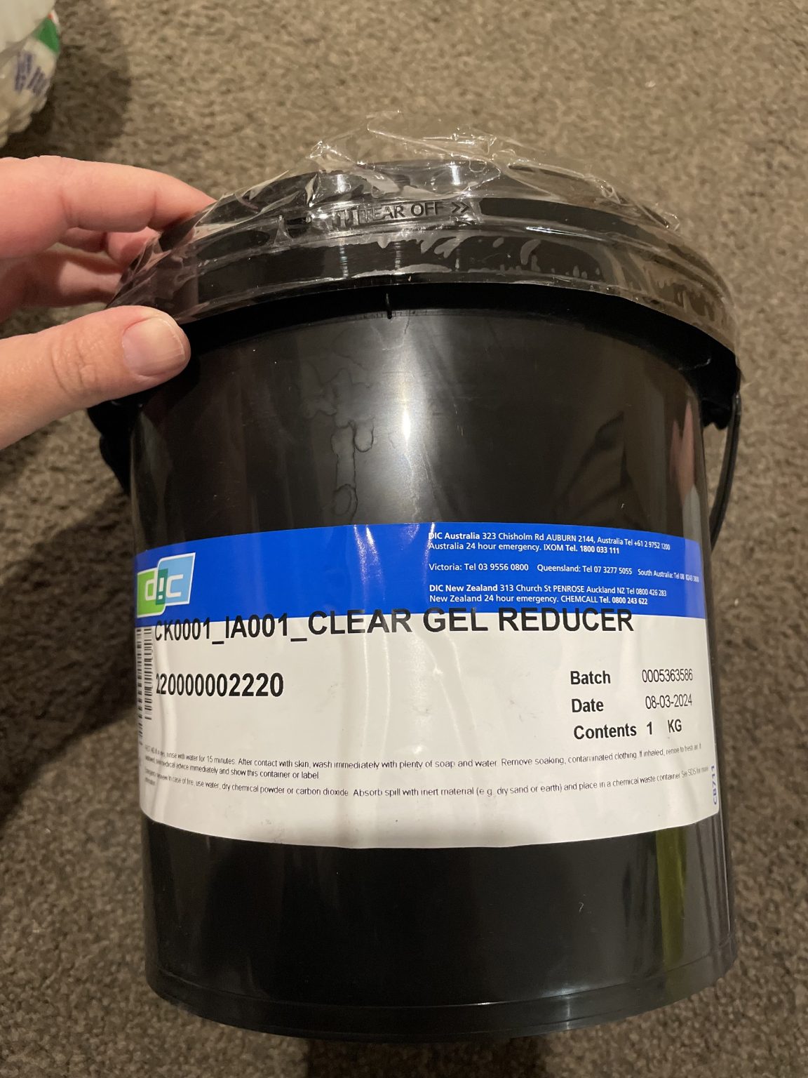 D!c Clear Gel Reduced 1kg