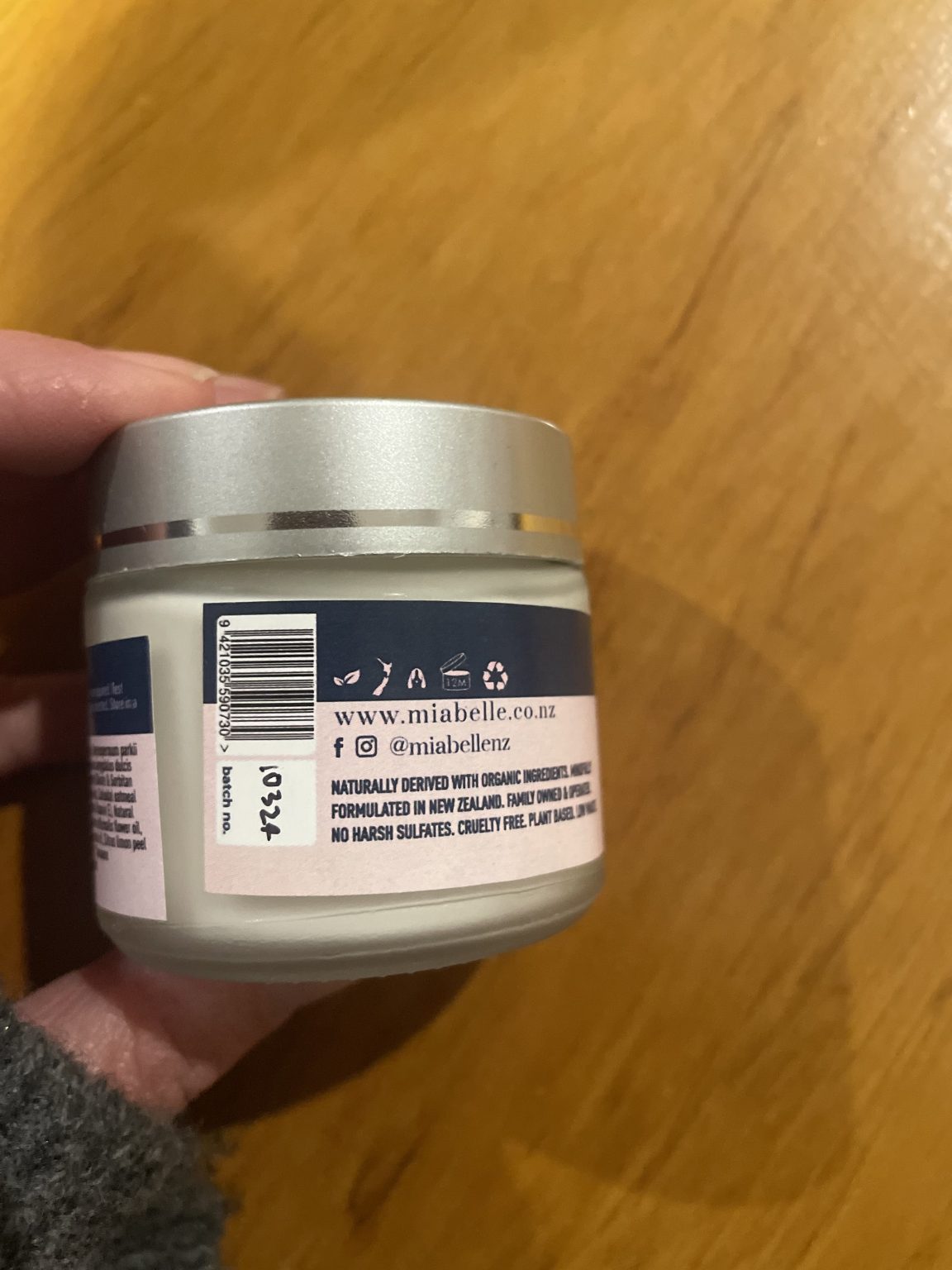 Miabelle (NZ) Rayah Hand Cream 50g