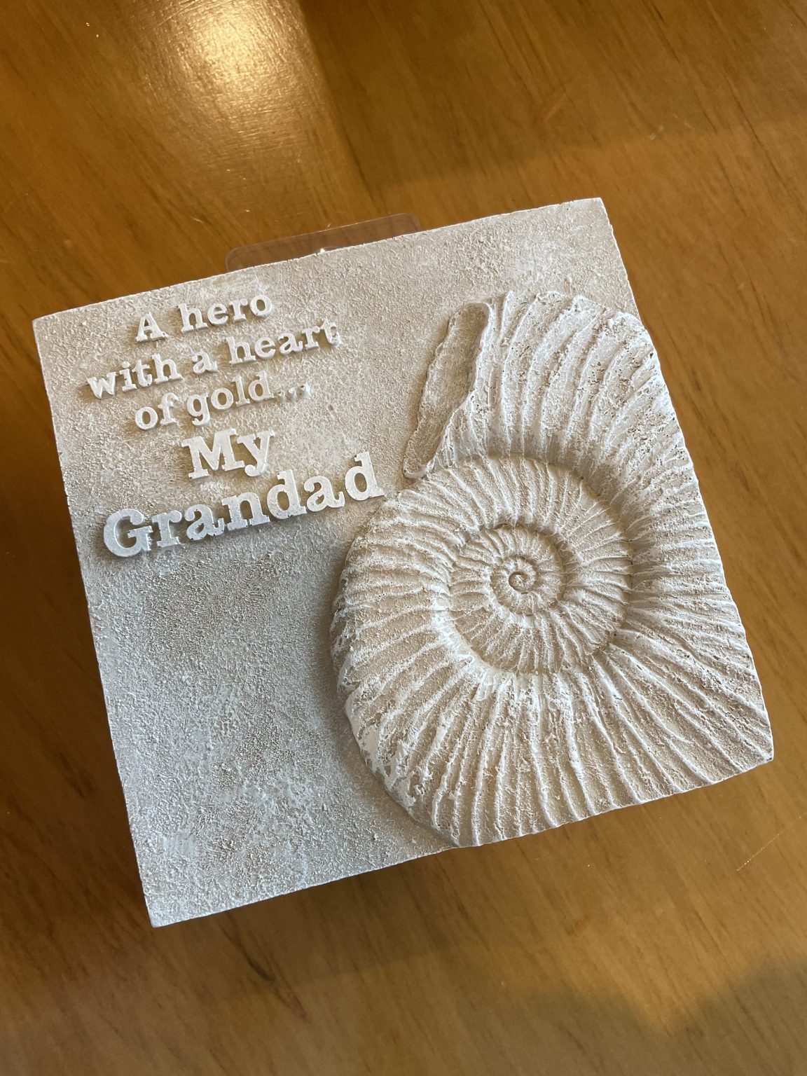 My Grandad a Hero Gift Plaque