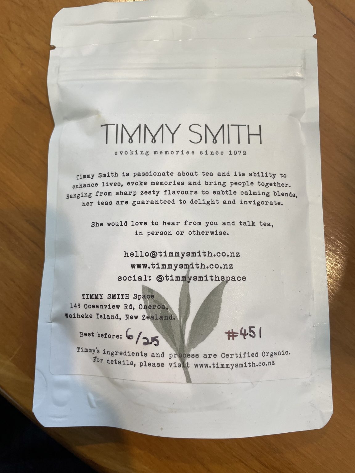 Timmy Smith Complex-i-TEA 10g