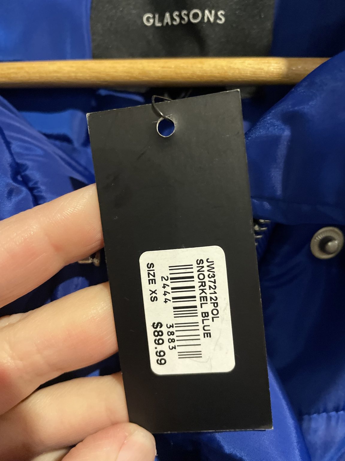BNWT Glassons XS Puffer Jacket RRP $89.99