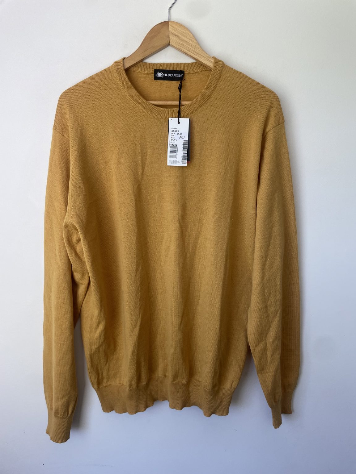 BNWT Ilgranchio Size L Wool / Acrylic Blend Jumper RRP $199