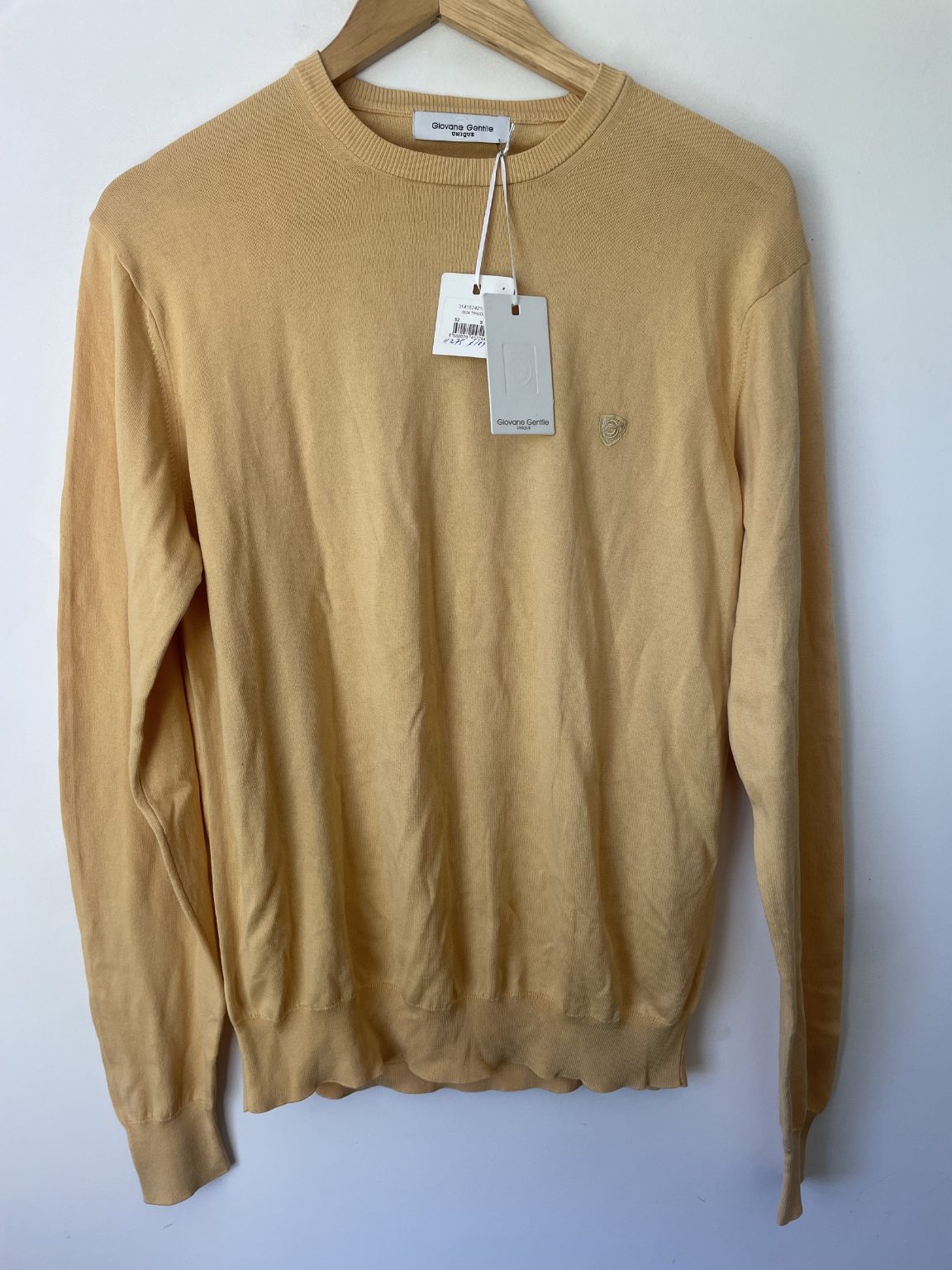BNWT Giovanni Gentile Size S 100% Cotton Knit Jumper RRP $189