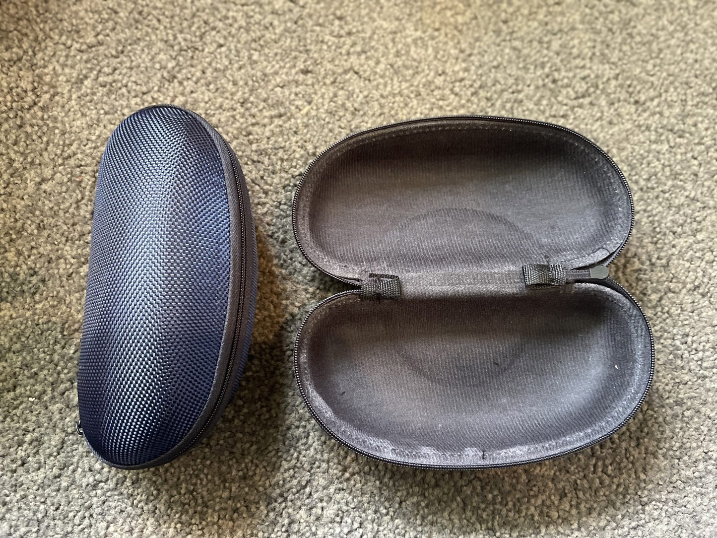 Zip Up Hard Case Glasses Case