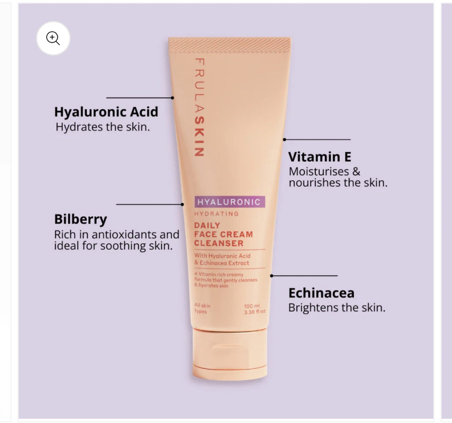 Frula Beauty Hyaluronic Cream Cleanser