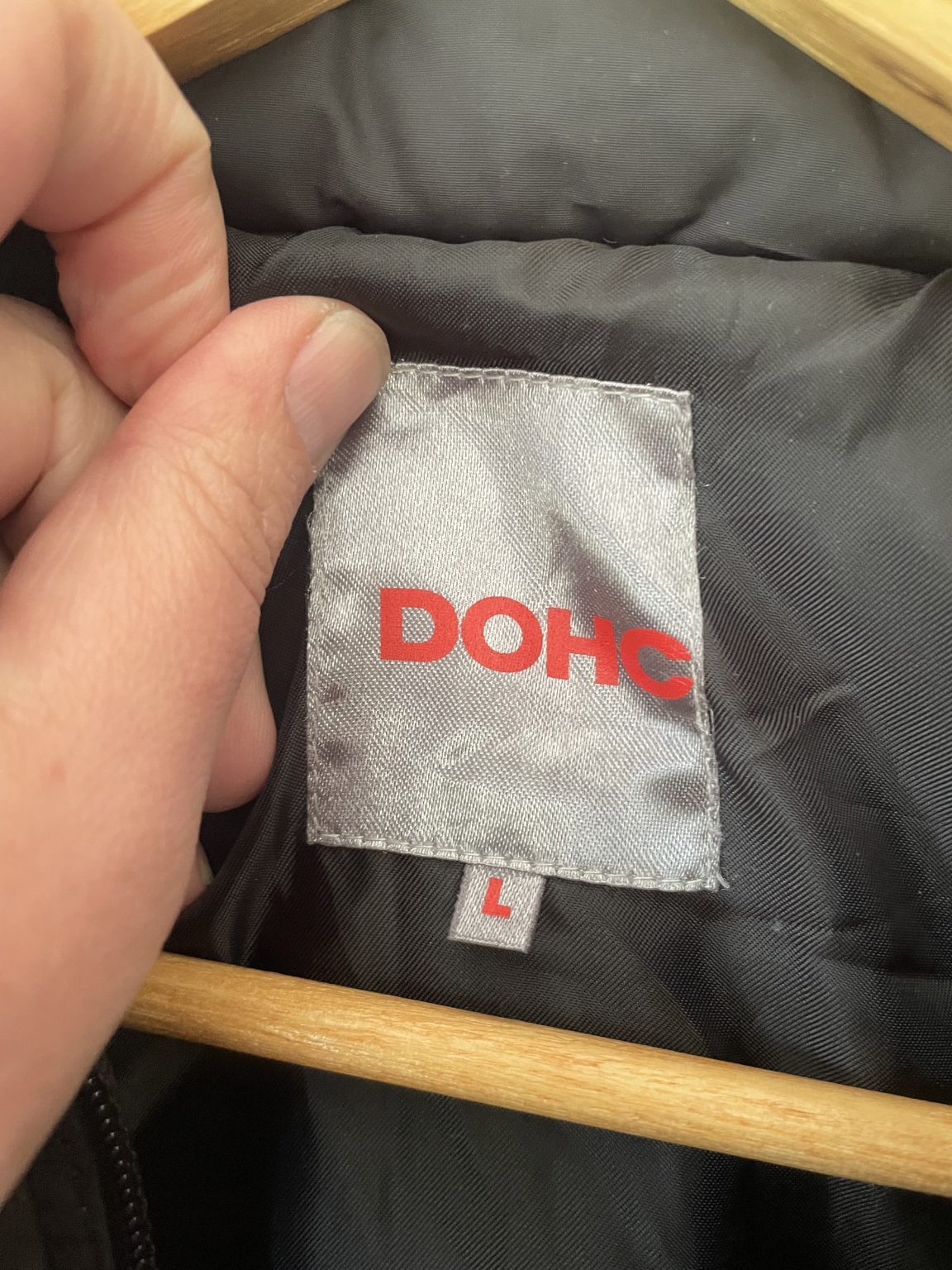 DOHC Revolution Size L Sleeveless Puffer Jacket