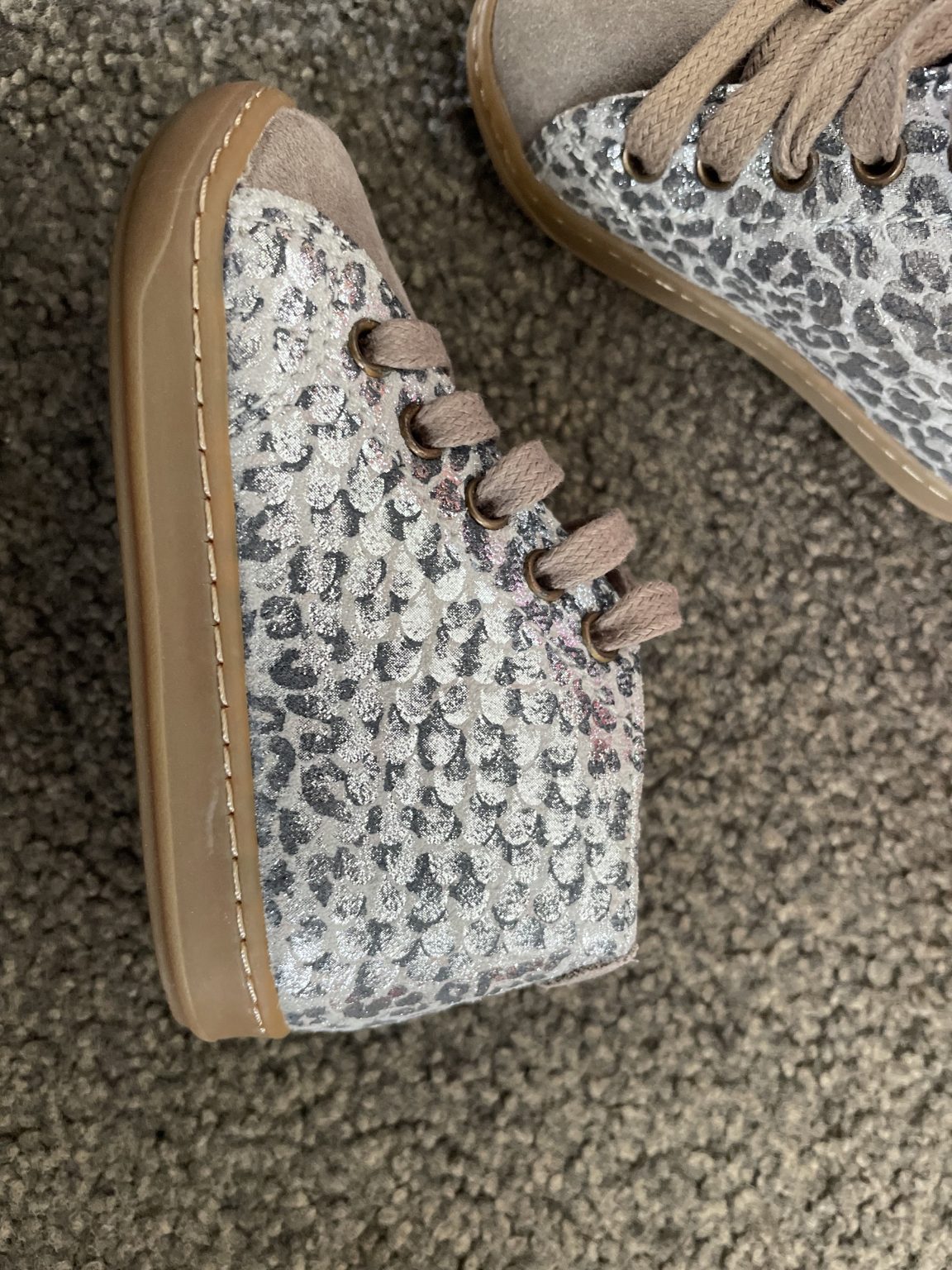 Brand New Shoo Pom French Leopard Print Sneakers - Size EU 22 / 6