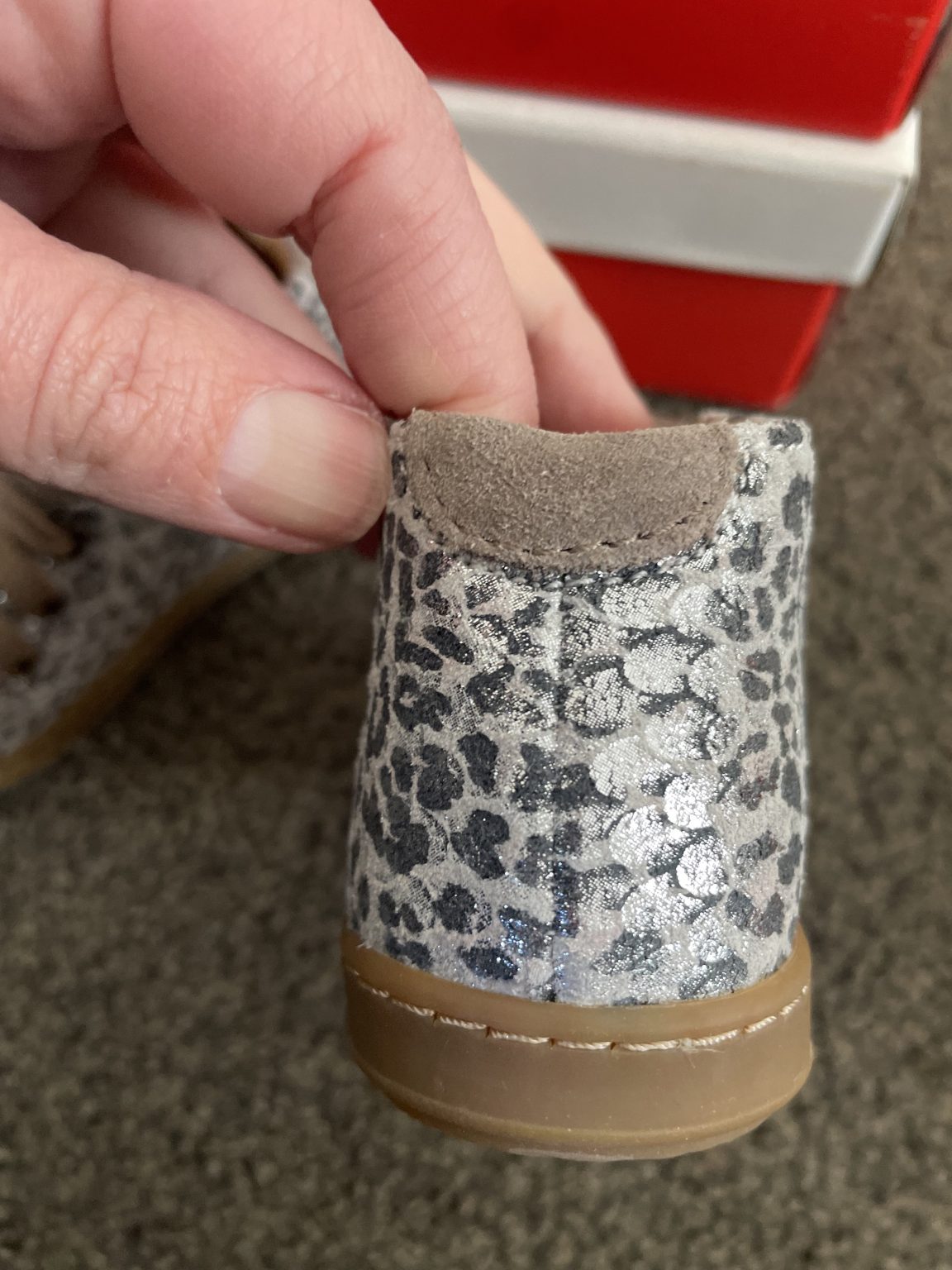 Brand New Shoo Pom French Leopard Print Sneakers - Size EU 22 / 6