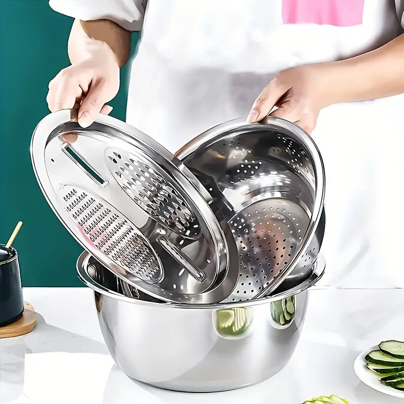 3 Pc Stainless Steel Kitchen Grating Set