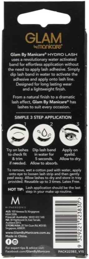 Manicare Glam Hydro Lash Intense Naomi - Sale