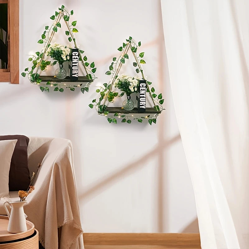 Artificial Vine Wall Shelf