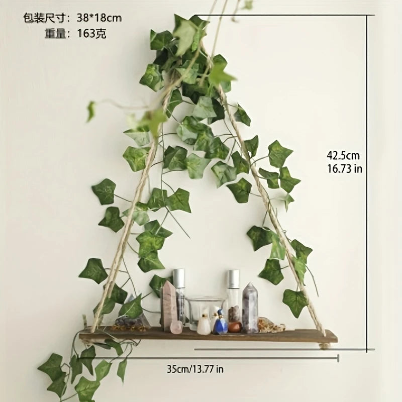 Artificial Vine Wall Shelf