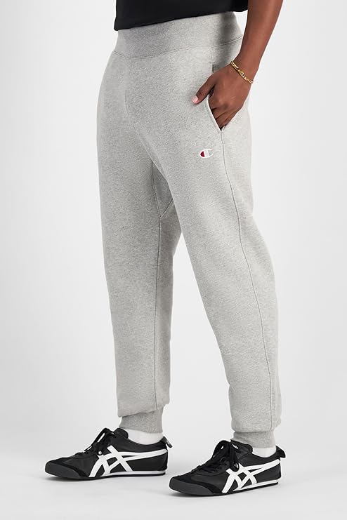 CHAMPION Size M Reverse Weave Joggers Oxford Heather RRP $99.99