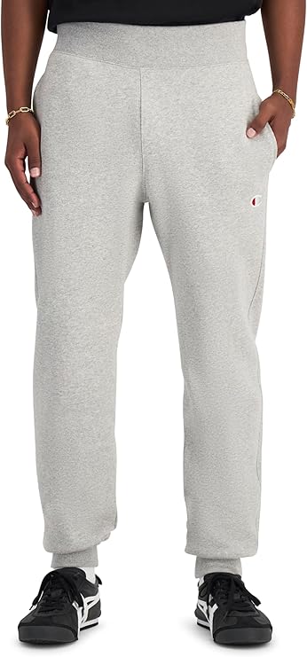 CHAMPION Size M Reverse Weave Joggers Oxford Heather RRP $99.99