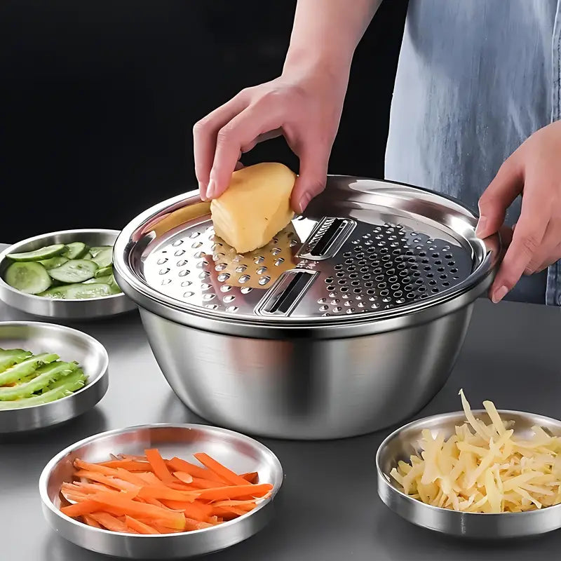 3 Pc Stainless Steel Kitchen Grating Set