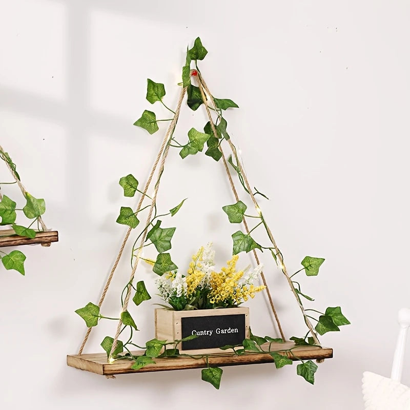 Artificial Vine Wall Shelf