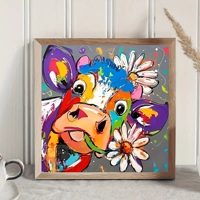 20x20cm Daisy Cow Diamond Art Kit