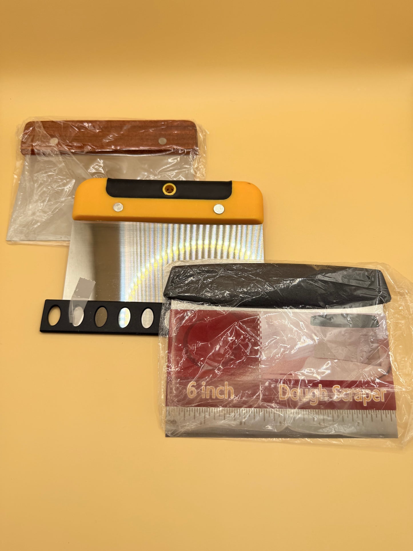 6 Inch Dough Scraper Set