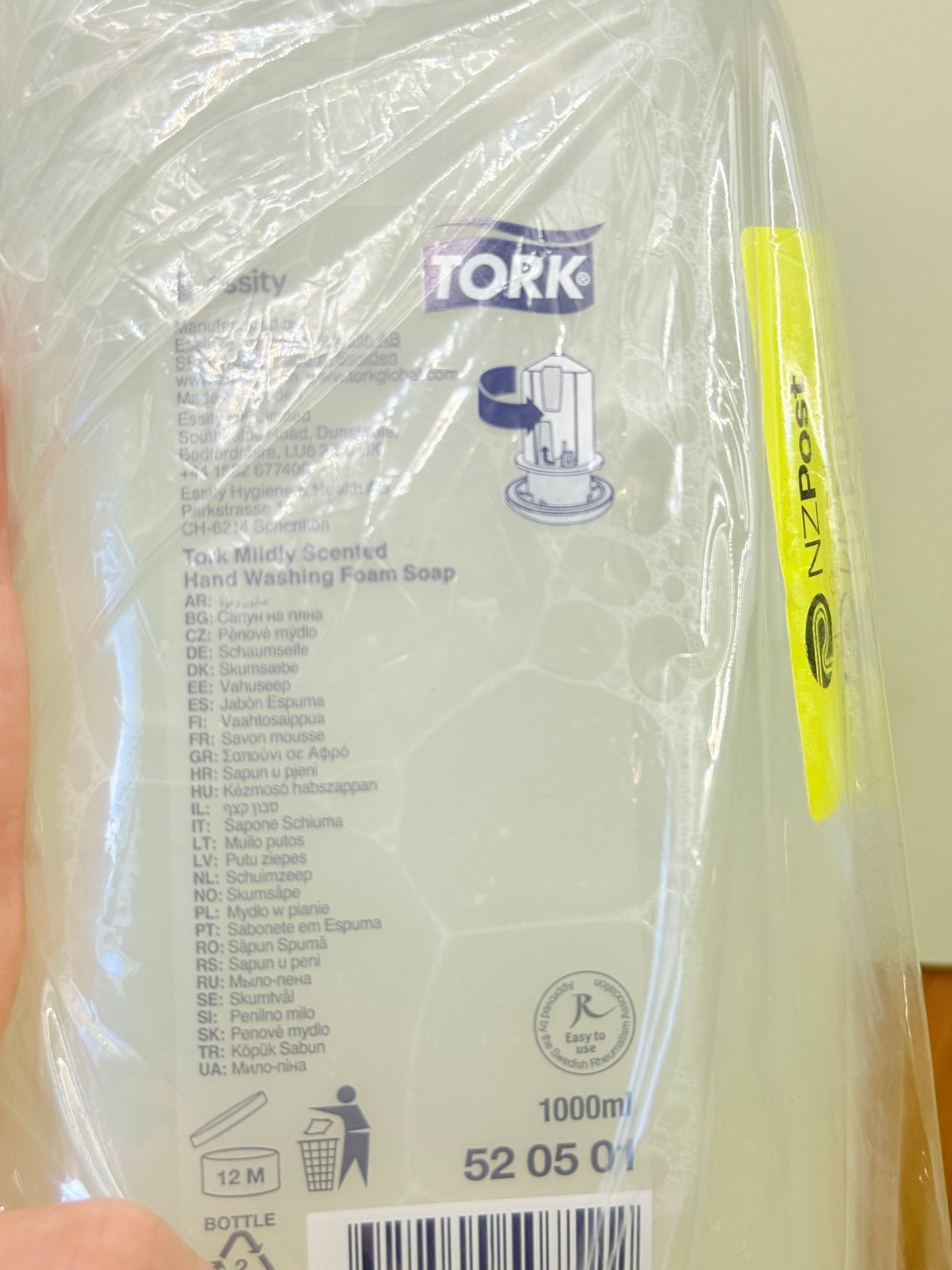 Tork Mildly Scented Foam Soap Refill 1L