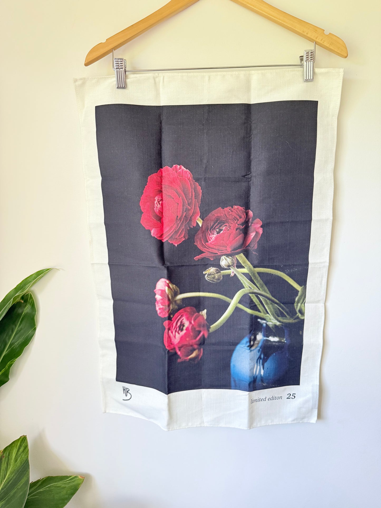 Helen Bankers Limited Edition 25 Botanical Art Tea Towel