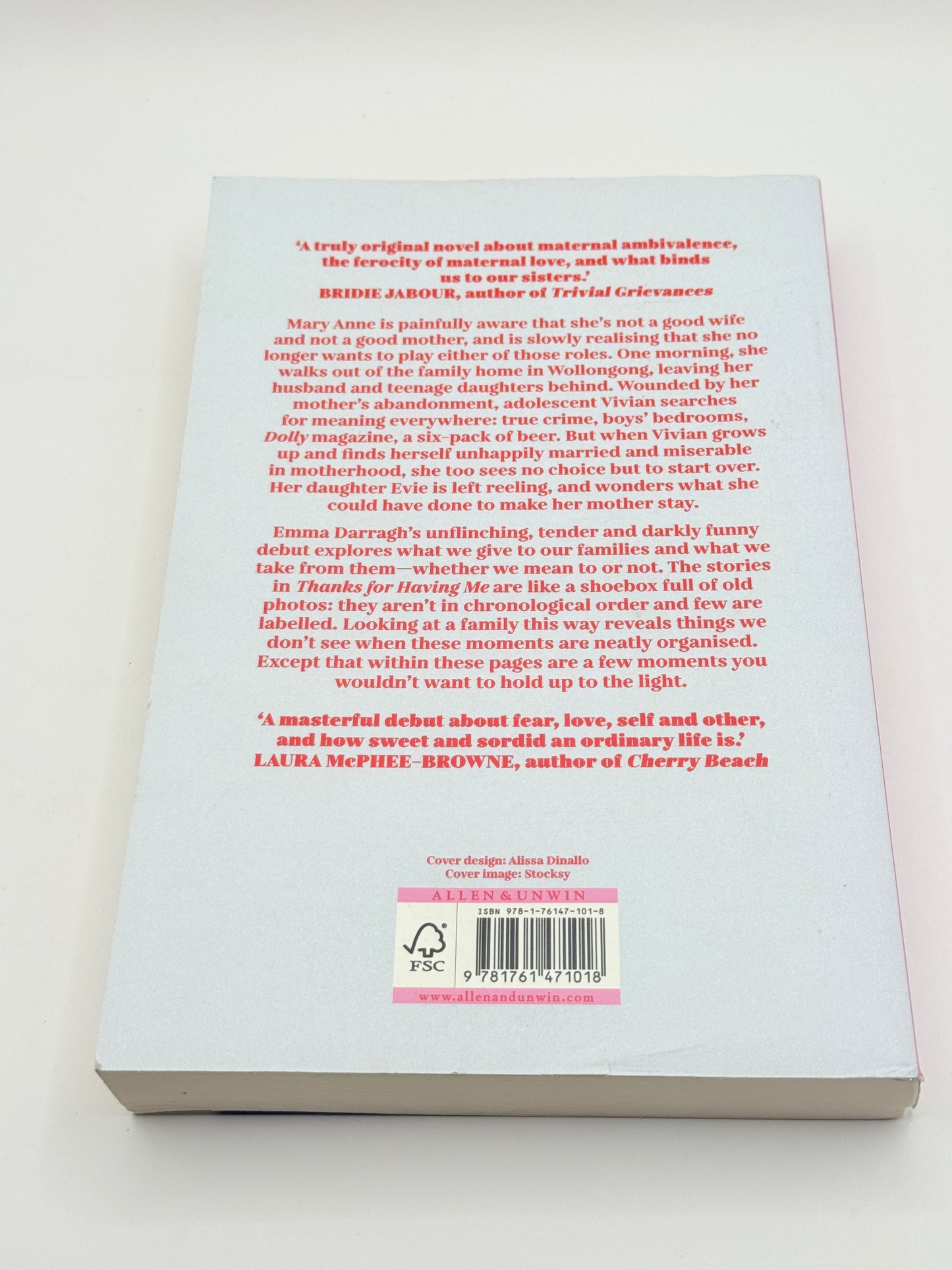 Thanks for Having Me: A Novel in Stories by Emma Darragh