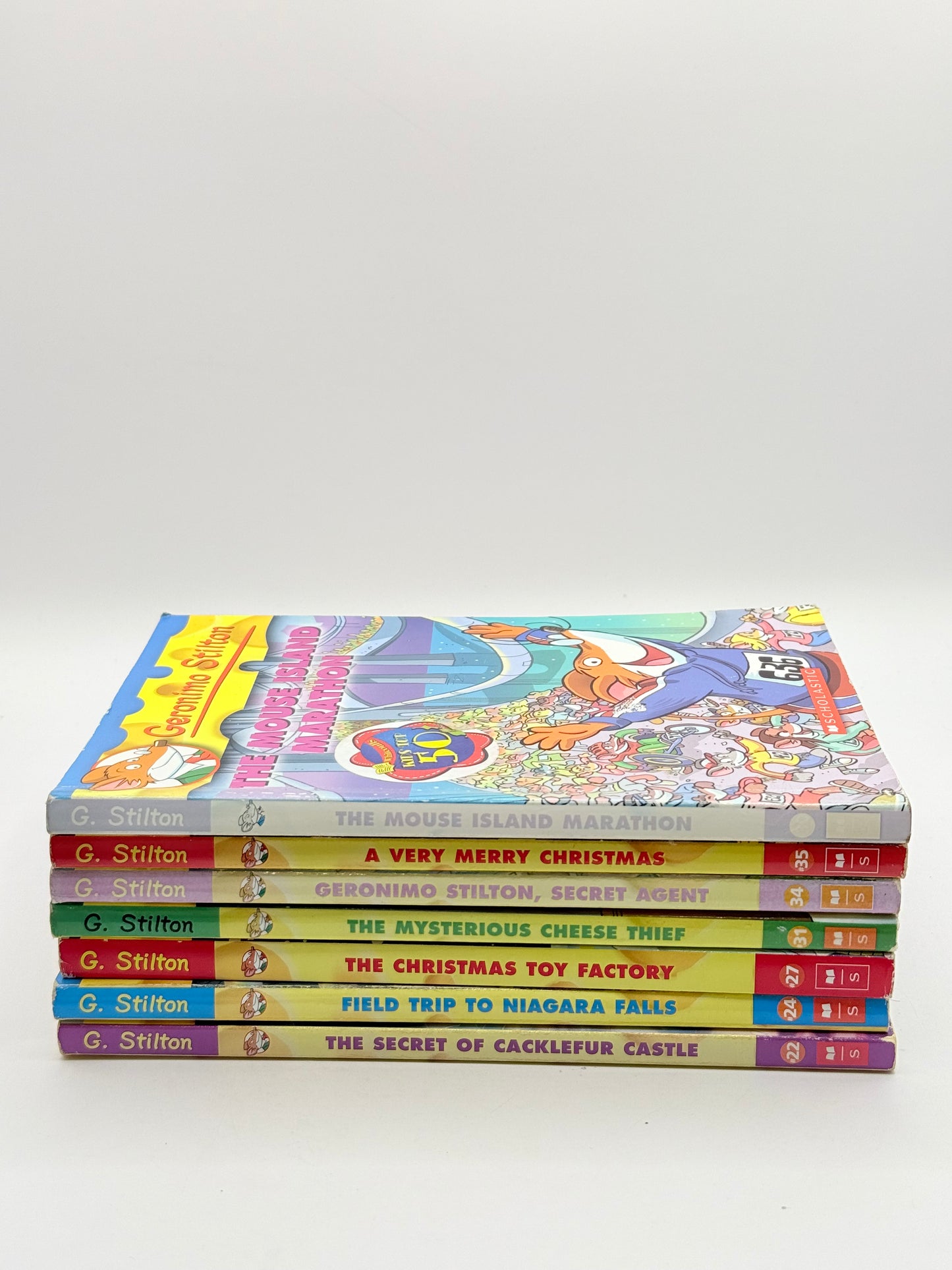 Geronimo Stilton Secondhand Book Collection – 7 Exciting Adventures!