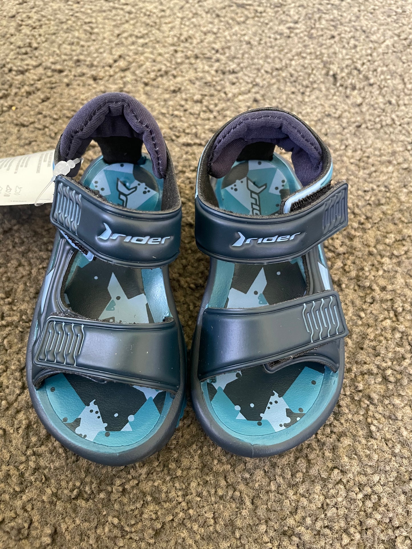 RIDER SANDALS Size 5 Rider K2 Twist V Baby Blue/Blue