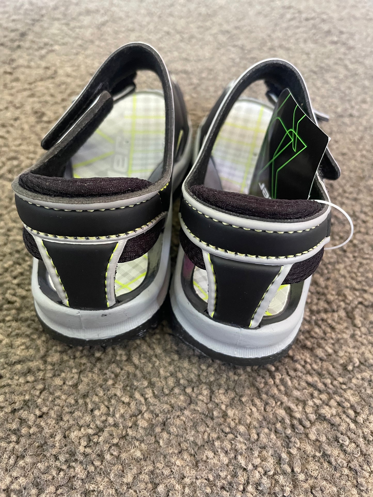 RIDER SANDALS Size 9 Rider K2 Comfort II Baby Black/Grey