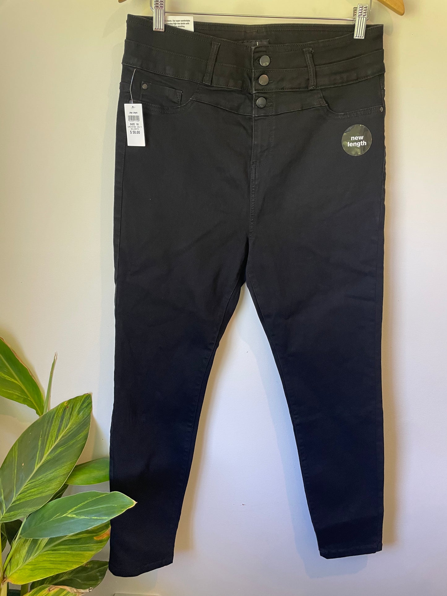 Jay Jays Size 18 (16 fit) High Rise Ankle Skinny Jeans RRP $50