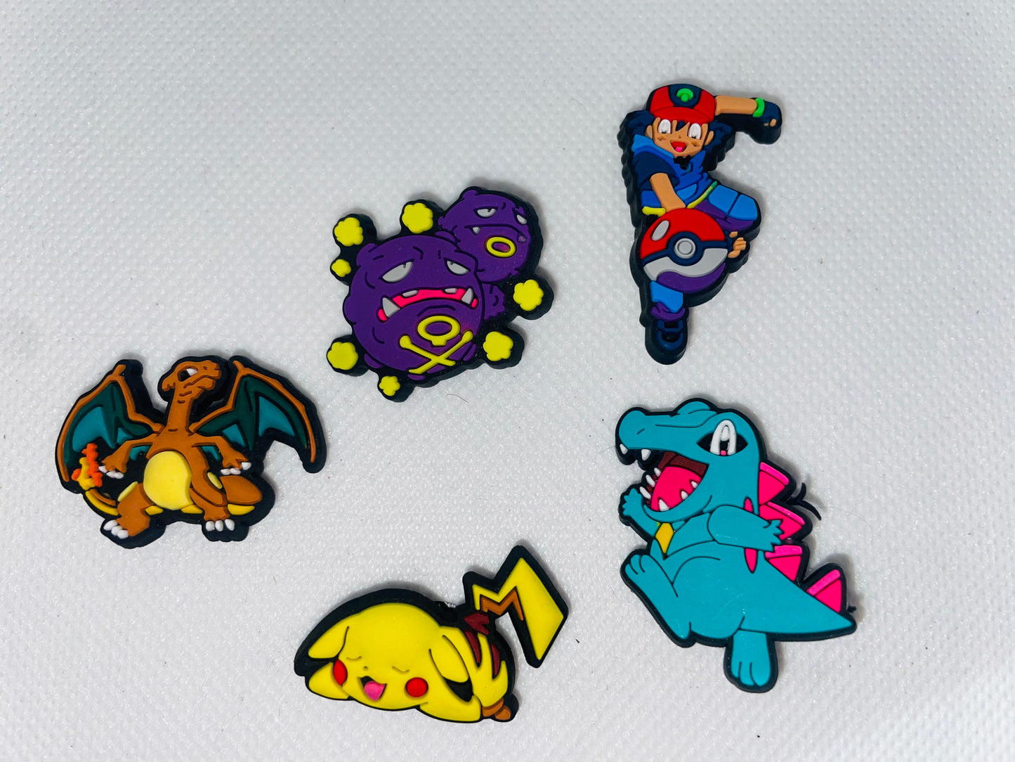 5x Pokemon Shoe Charms for Clogs