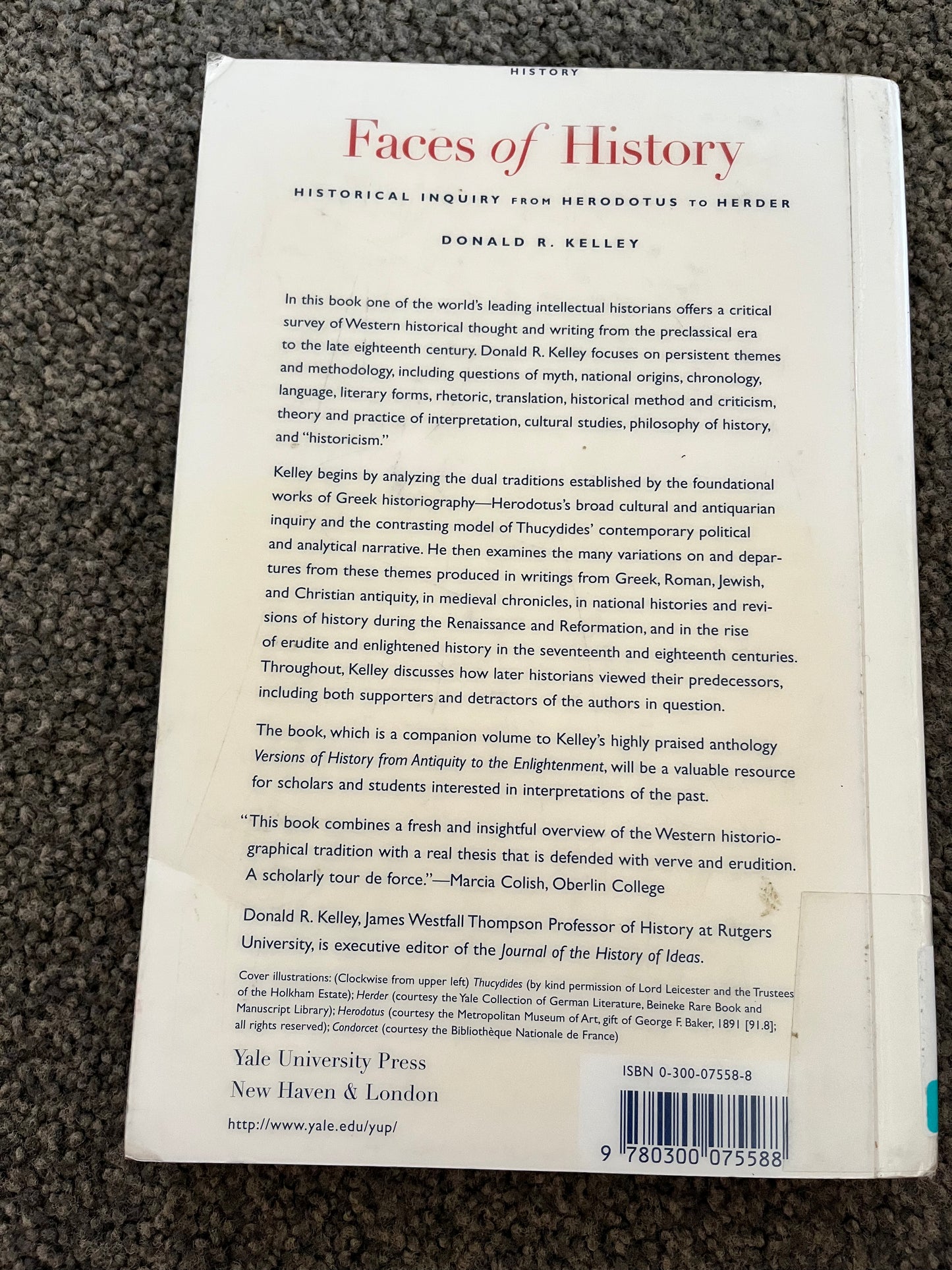 Faces of History by Donald R. Kelley