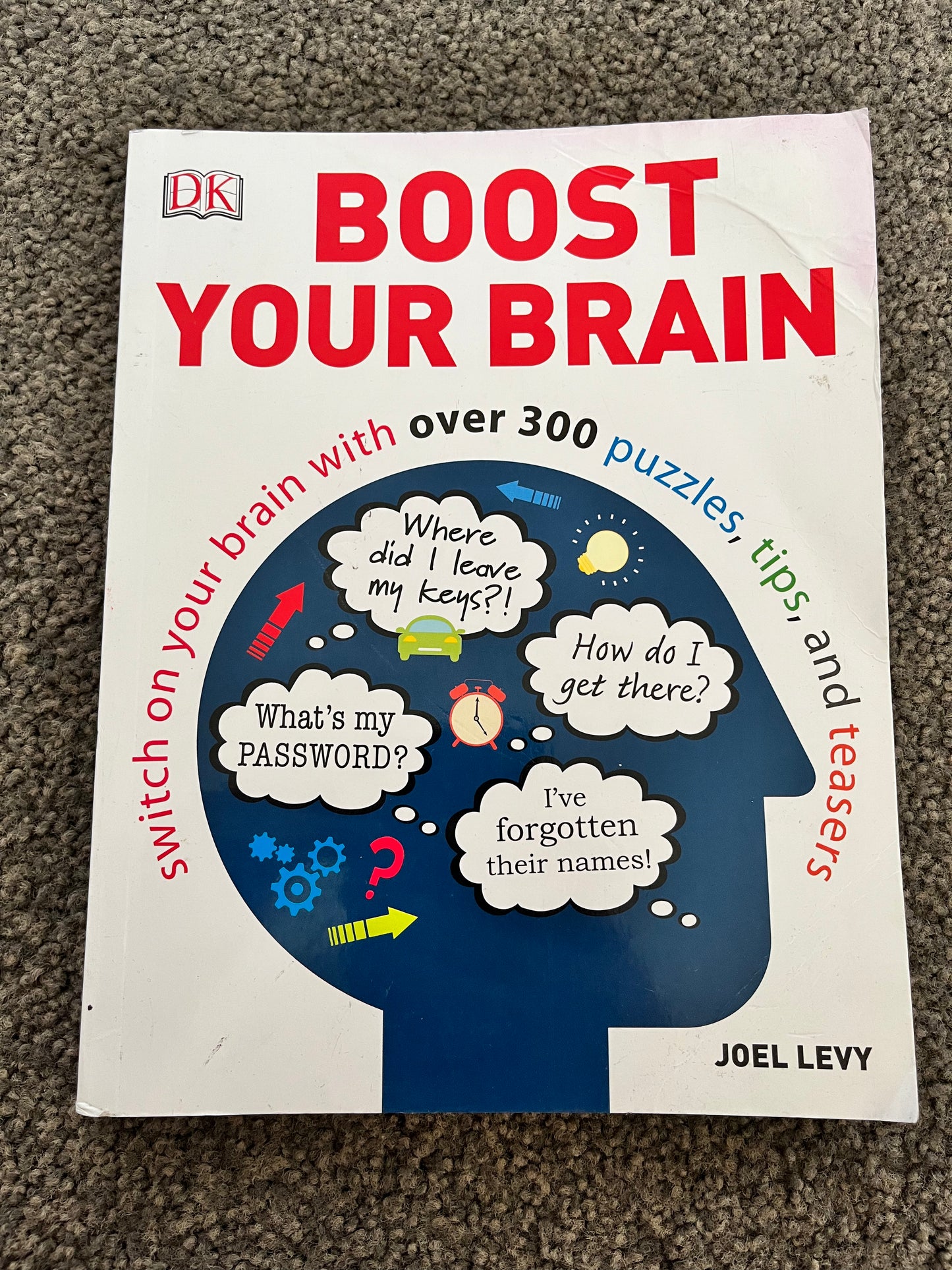Boost Your Brain: Switch on Your Brain with Over 300 Puzzles, Tips, and Teasers by Joel Levy