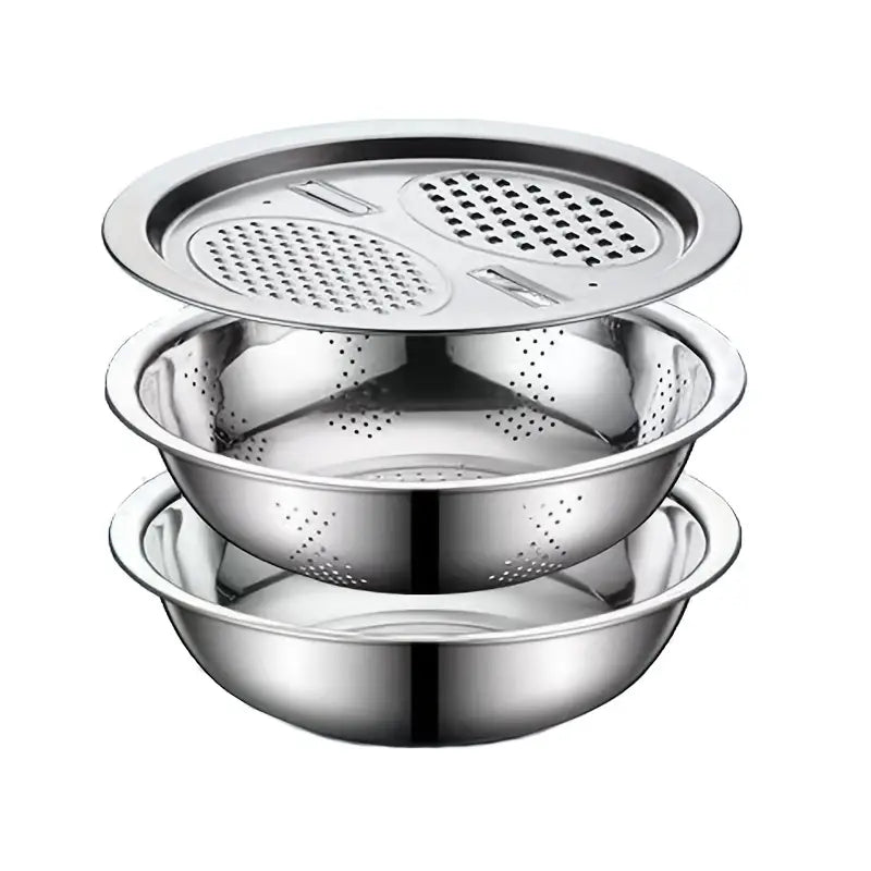 3 Pc Stainless Steel Kitchen Grating Set