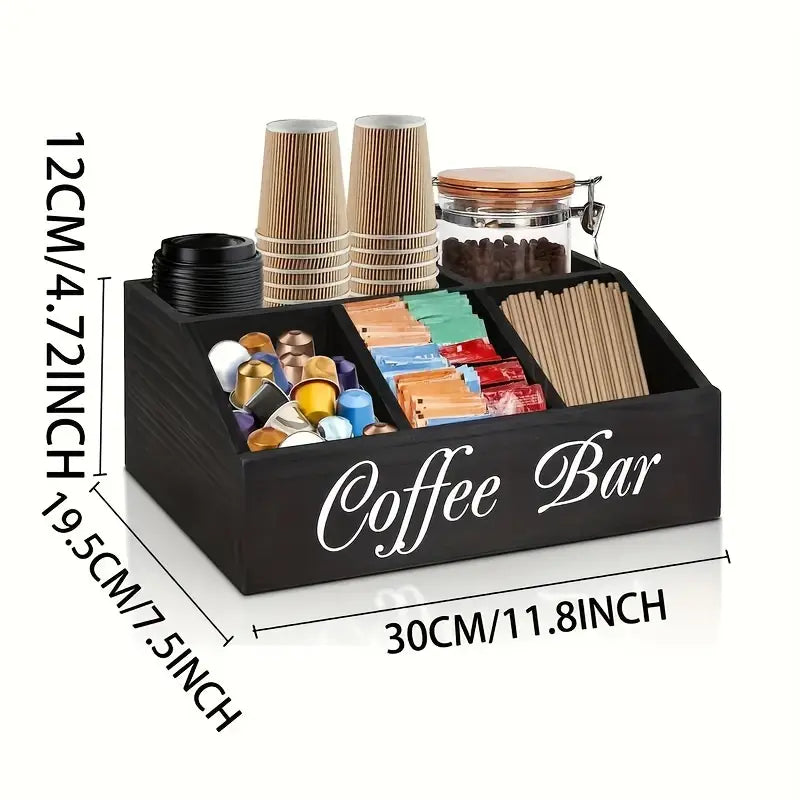 Classic Wooden Coffee Bar