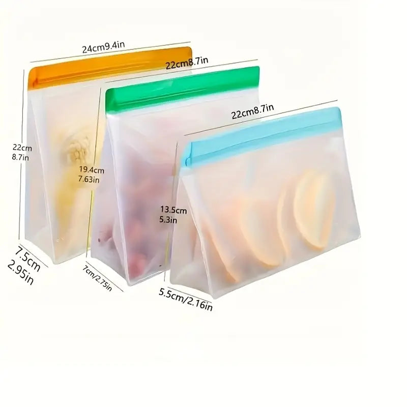 Reusable Silicone Food Bags