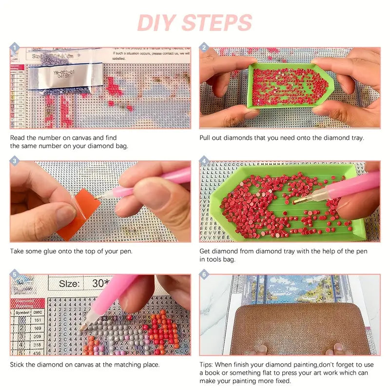 Vibrant Floral Diamond Painting Kit