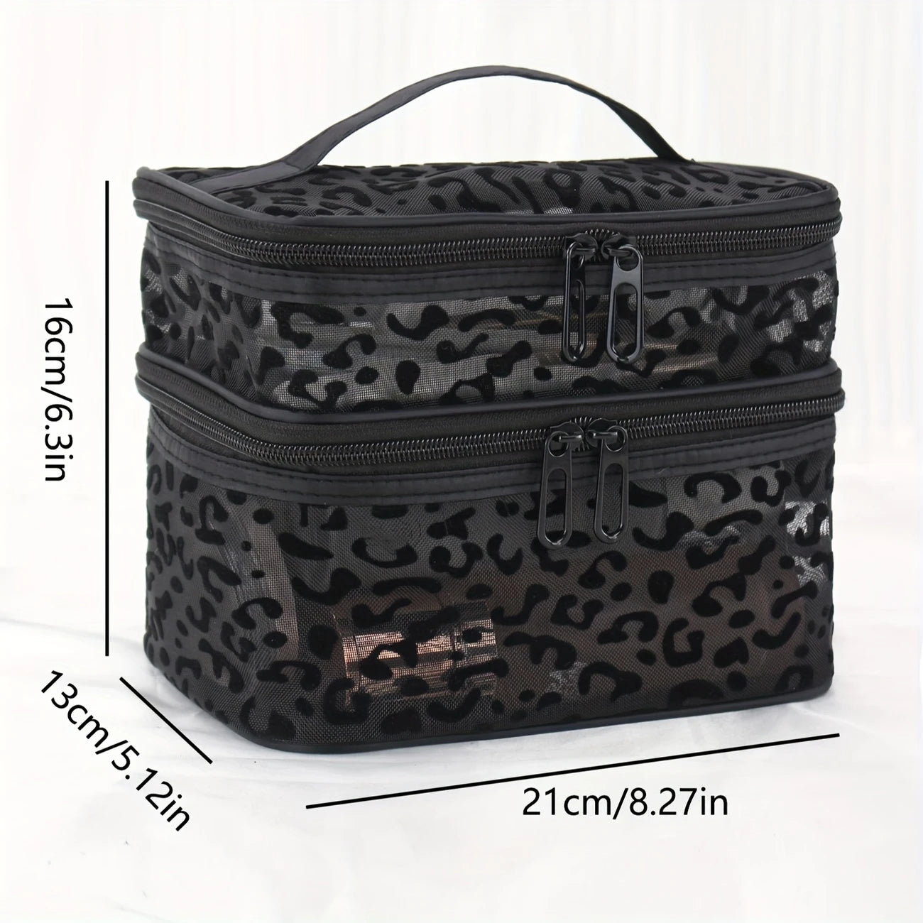 2-Level Mesh Cosmetic Bag
