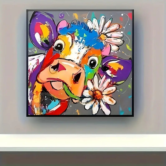 20x20cm Daisy Cow Diamond Art Kit