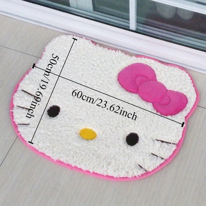 50x70cm White Hello Kitty Mat