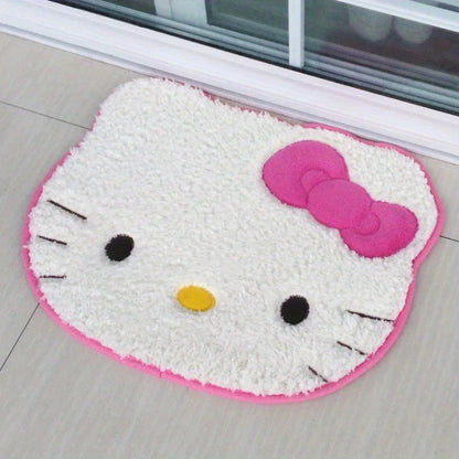 50x70cm White Hello Kitty Mat