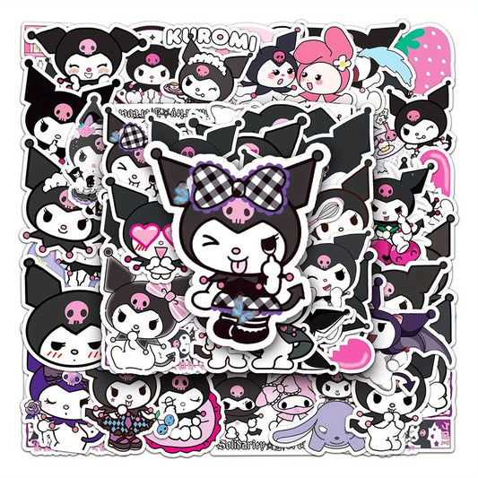 100pc Kuromi Matte Stickers