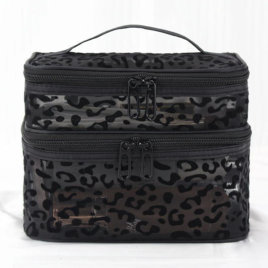 2-Level Mesh Cosmetic Bag