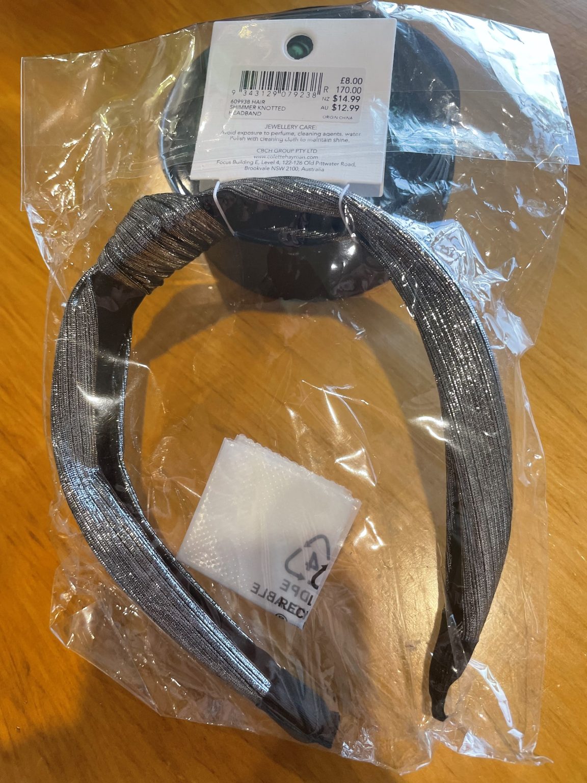 Colette Hayman Hair Band