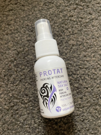 Protat Natural Sea Salt Piercing Aftercare Spray 50ml BB 04/24