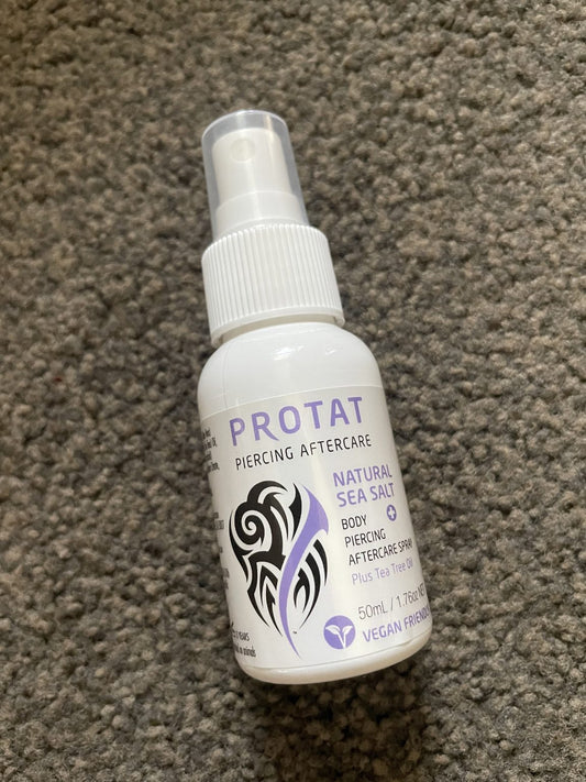 Protat Natural Sea Salt Piercing Aftercare Spray 50ml BB 04/24